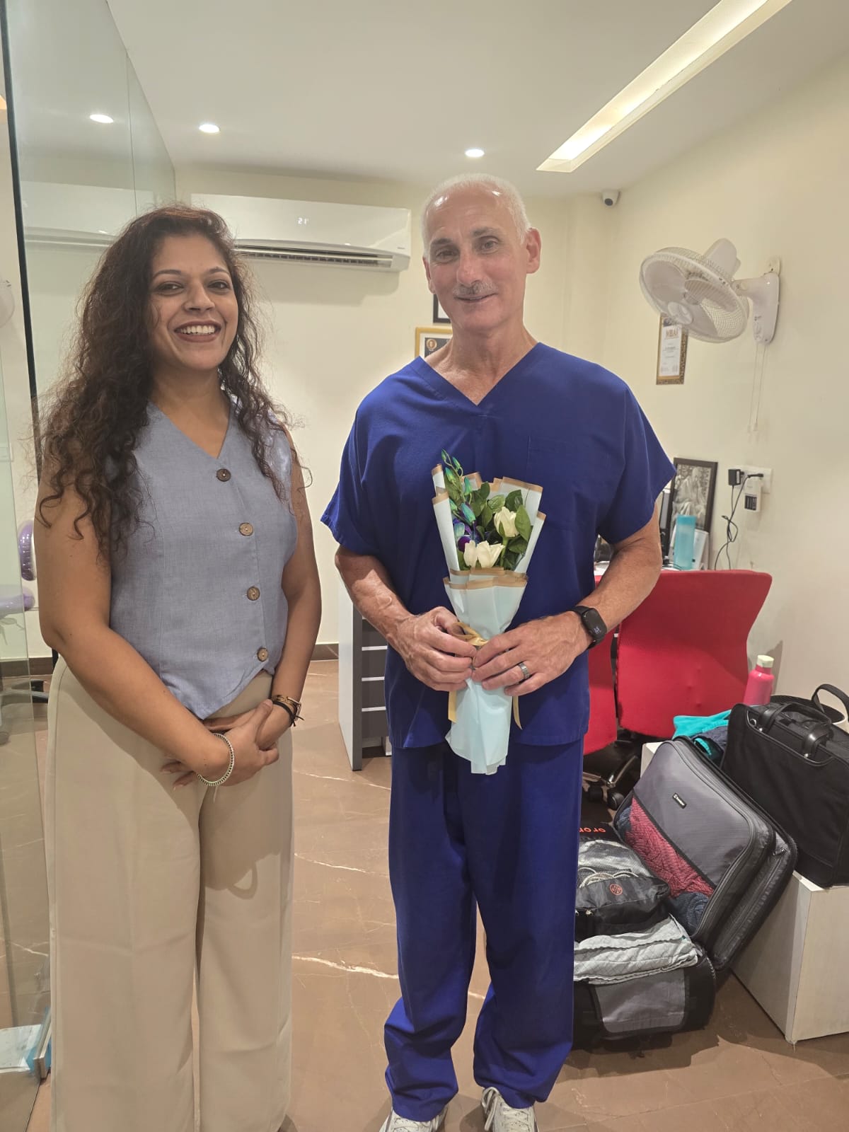Dr. Ishita Agarwal with Dr. Robert Kerstein